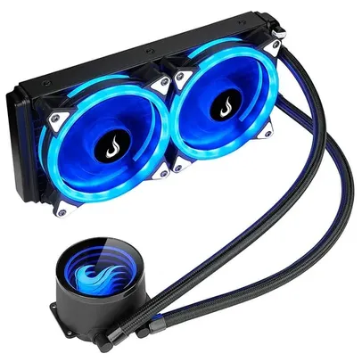 Water Cooler Rise Mode Gamer Black, RGB, 240mm, AMD/Intel, Preto - RM-WCB-02-RGB