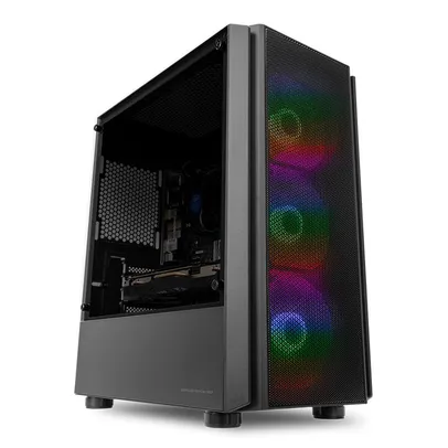 PC Pichau Gamer Flauros, Intel i5-10400F, GeForce RTX 3060 8GB, 16GB DDR4, SSD 480GB (JÁ MONTADO) 