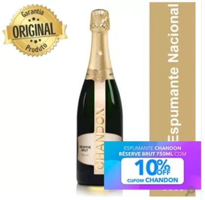 Espumante Chandon Réserve Brut 750ml