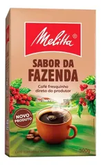 (Regional)(Add 8un)($R$20,17)Café Torrado E Moído Sabor Da fazenda Pacote 500g Melitta