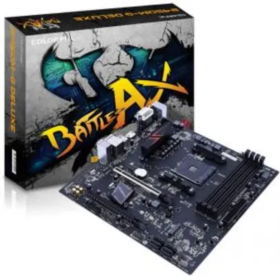 Placa Mãe Colorful Battle-AX B450M-G Deluxe V14 Chipset B450 AMD AM4 mATX, DDR4