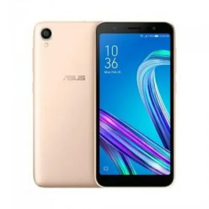 [ AME por R$304] Smartphone Asus Zenfone Live (l1) Quadcore 32gb 2gb Ram Tela 5,5" Câmera 13 MP+5 MP 4g Dourado