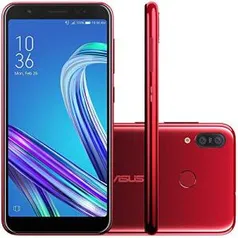 Smartphone Zenfone Max M3 4GB 64GB , Red R$999