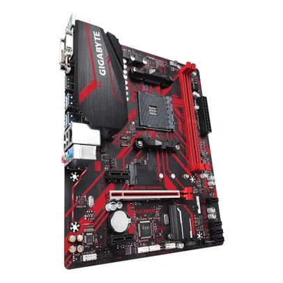 (AME SC R$534) Placa Mãe Gigabyte para amd AM4 B450M Gaming 2xDDR4 mATX