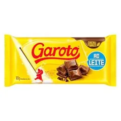 6 Barras de Chocolate Garoto | R$12 + 10% Cashback [R$1.99 cada]