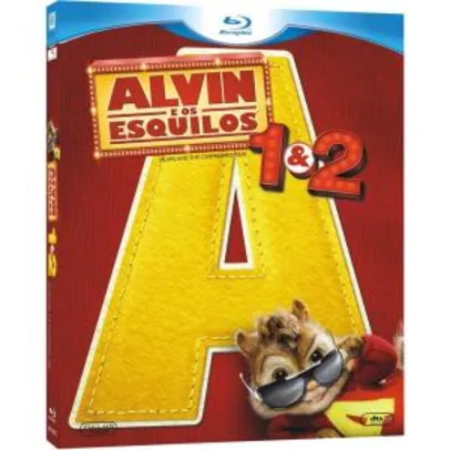 Alvin e Os Esquilos + Alvin e os Esquilos 2 - Blu-Ray - R$ 13