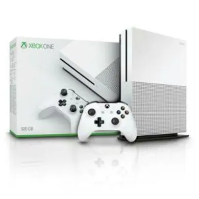 Xbox One S - 500gb - Frete Grátis! (Mktplace) | R$1.260