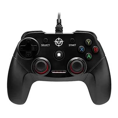 Controle Joystick com Fio USB Gamer Tgt Ac130 Pc/ps3, Tgt-ac130