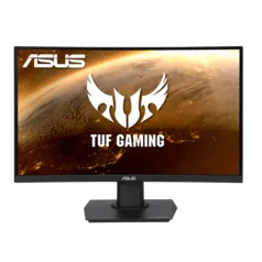 Monitor Gamer Asus TUF Gaming Led 23,6 Pol, Curvo, Full HD, 165Hz, 1ms, VA, FreeSync Premium, Shadow Boost, VG24VQE