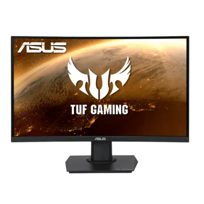 Monitor Gamer Asus TUF Gaming Led 23,6 Pol, Curvo, Full HD, 165Hz, 1ms, VA, FreeSync Premium, Shadow Boost, VG24VQE