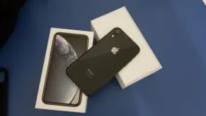 iPhone XR Preto 64GB 6,1” 12MP Reconhecimento Facial - R$2999