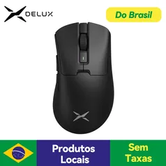 [Do brasil] Mouse Sem Fio 8K Ergonômico RGB Delux M900 Pro