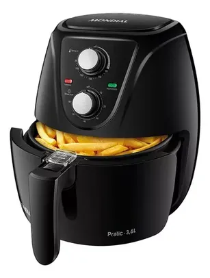 Fritadeira Elétrica Sem Óleo Airfryer Mondial Af-36-fb 3,6l Cor Preto 110V