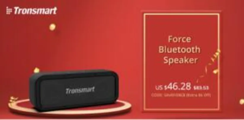 Caixa de Som Bluetooth Tronsmart Force - R$190