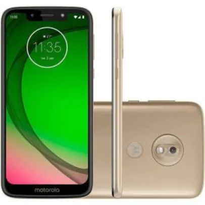 Smartphone Motorola Moto G7 Play 32GB Dual Chip Android Pie - 9.0 Tela 5.7" 1.8 GHz Octa-Core 4G Câmera 13MP - Ouro R$629