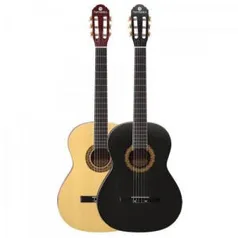 [PRIME AMERICANAS] Violão Acústico Clássico Nylon GC-10BK Natural HARMONICS