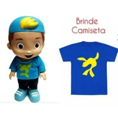 Boneco Luccas Neto ( Sem Fala) + Camiseta Super Foca de