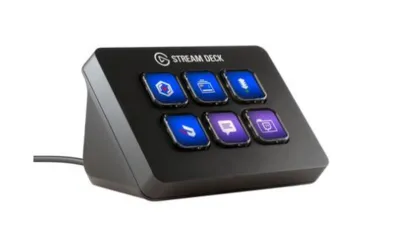 Stream Deck Elgato Mini, 6 Teclas Personalizáveis de LCD, USB Integrado, Preto - 10GAI9901