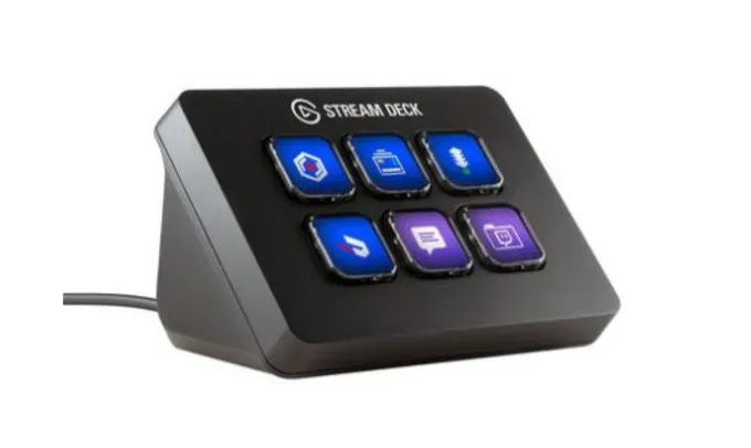 Stream Deck Elgato Mini, 6 Teclas Personalizáveis de LCD, USB Integrado, Preto - 10GAI9901