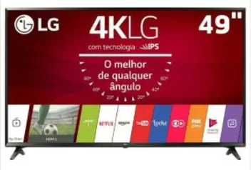 Smart TV LED 49" Ultra HD 4K LG 49UJ6300 com Sistema WebOS 3.5, Wi-Fi- R$ 2339