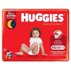 Fralda Huggies Supreme Care XG Pacote 58 Unidades
