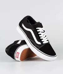 Tênis Vans Old Skool Black White, Unissex - Tamanho 34 ao 44