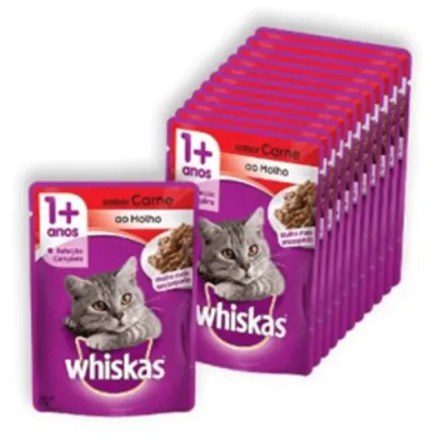 Sachê Whiskas para gatos - vários sabores  R$ 00,95