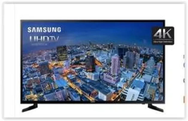 [EFacil] Smart TV 65" LED Ultra HD 4K UN65JU6000 WiFi, 2 USB, 3 HDMI, Smart View - Samsung por R$ 5697