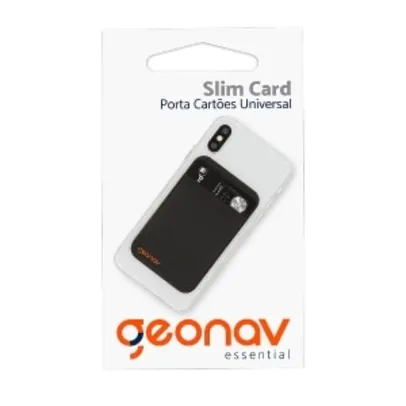 Porta Cartão Geonav Universal para Smartphone em Lycra Preto