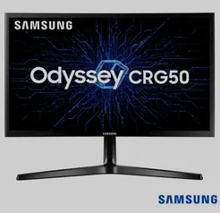 Monitor Gamer Curvo Samsung Odyssey 23,5" FHD com 144Hz, FreeSync, HDMI/DisplayPort - CRG50