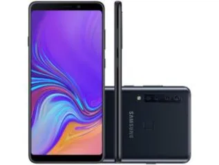 Smartphone Samsung Galaxy A9 128GB Preto 4G - 6GB de RAM Tela 6,3” Câm. Quadrupla + Selfie 24MP por R$ 1299