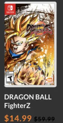 Dragon Ball Fighterz Mídia digital - Nintendo Switch eShop EUA