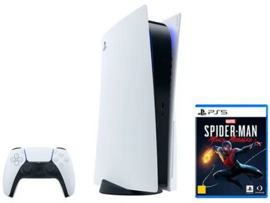 Console PlayStation 5 Sony + Marvels - Spider-Man Miles Morales para PS5 | R$4.654