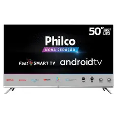 [APP + AME][CUPOM GANHE10 + cashback de R$100,00] Smart Google Tv Philco 50" | R$ 1699