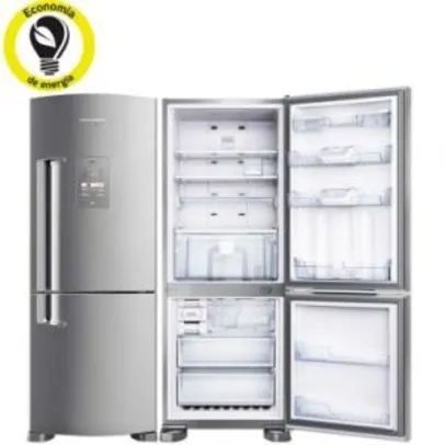 Refrigerador|Geladeira Brastemp Inverse Frost Free 2 Portas 422 Litros Evox - BRE50NK -  POR R$ 2.849,00