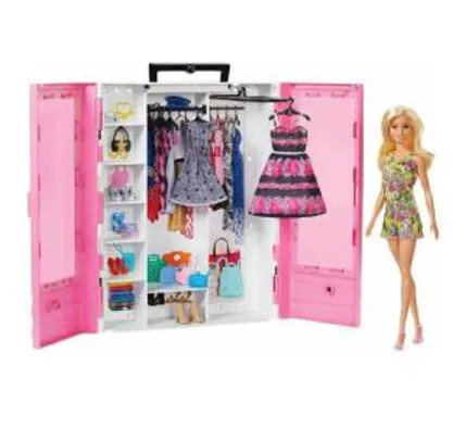 Saindo por R$ 153: Closet de Luxo + boneca Barbie MATTEL - R$153 | Pelando