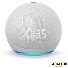 Alexa Echo dot 4 geração com relógio 