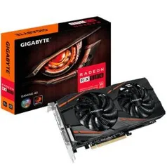 Placa de Vídeo VGA Gigabyte AMD Radeon RX 580 4GB Gaming OC GDDR5 - GV-RX580GAMING-4GD  por R$ 1039