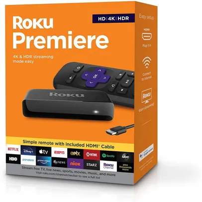 Roku Premiere - Hd/4K/HDR Streaming Media Player