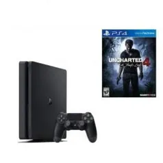 Console playstation 4 ps4 slim 1tb / jogo uncharted - Sony