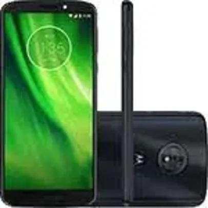 Motorola Moto G6 Play XT1922 Dual Chip, Android 8.0, 4G, Câmera 13MP, Processador Octa-Core e 3GB de RAM, 32GB, Índigo, Tela de 5,7"