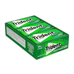 [App] Chiclete Trident Menta Sem Açúcar - Caixa com 21 unid. de 8g [R$1,35.un]