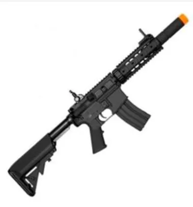 Airsoft M4A1 Rifle AEG RIS BLACK CYMA  R$899