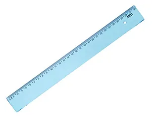 [Super R$2] Regua 30cm New Line Azul