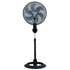 Ventilador de Coluna 2 em 1 Britânia Mega Turbo 40 Six 3 Velocidades 30cm Preto