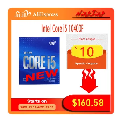 Processador Intel Core i5 10400F 