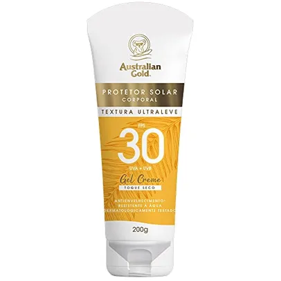 [REC] AUSTRALIAN GOLD PROTETOR SOLAR CORPORAL GEL CREME FPS30 200G