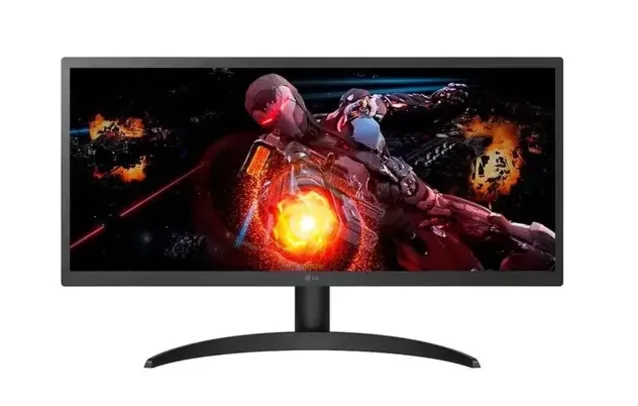 Monitor Gamer LG 26 IPS, Ultra Wide, 75Hz, Full HD, 1ms, FreeSync Premium, HDR 10, 99% sRGB, HDMI, V