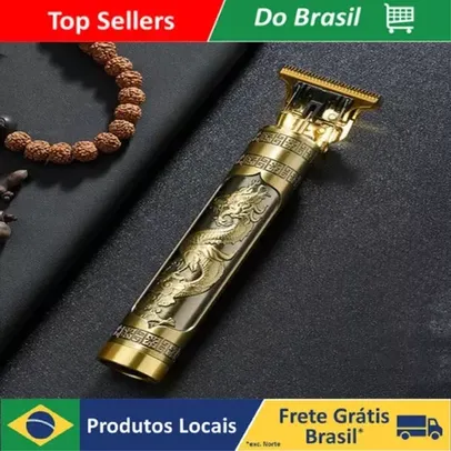 [DoBrasil] Máquina de cortar cabelo e barba dragão t9