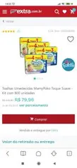 Toalhas Umedecidas MamyPoko Toque Suave - Kit com 800 unidades